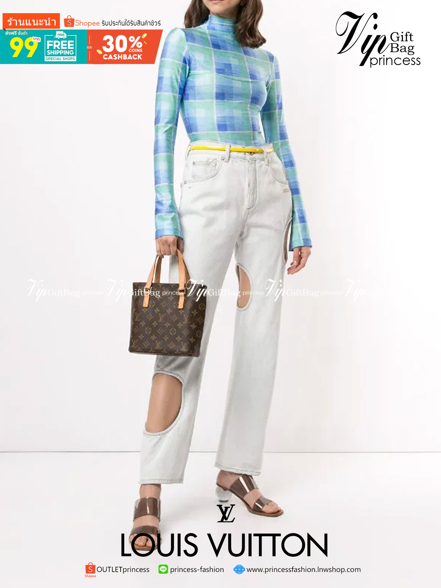 หนังแท้ Louis Vuitton Vavin pm tote / LV VAVIN 21 cm พร้อมส่งที่ไทย ภาพสินค้าถ่ายจากงานขายจริง เกรดออริจินอลหนังแท้ทั้งใบ ใช้งานต่างประเทศได้