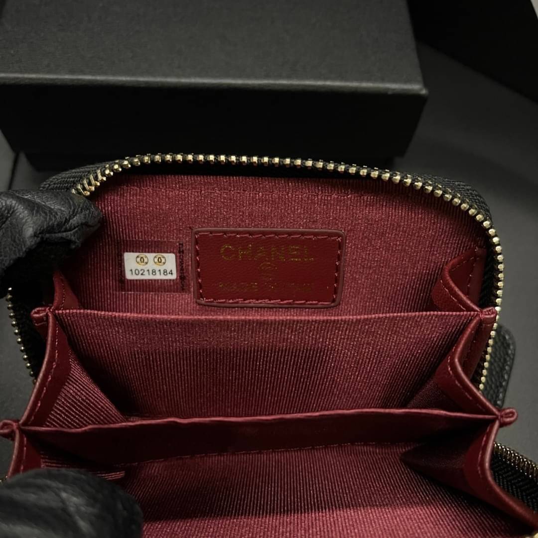 Chanel Wallet / Chanel Card Holder Zippy / Chanel Zippy Coin กระเป๋าสตางค์ชาแนลใบสั้น กระเป๋าใส่บัตร ใส่เหรียญ ภายในตามรูป เกรดออริจินอล ภาพถ่ายจากงานขายจริง ใช้งานต่างประเทศได้