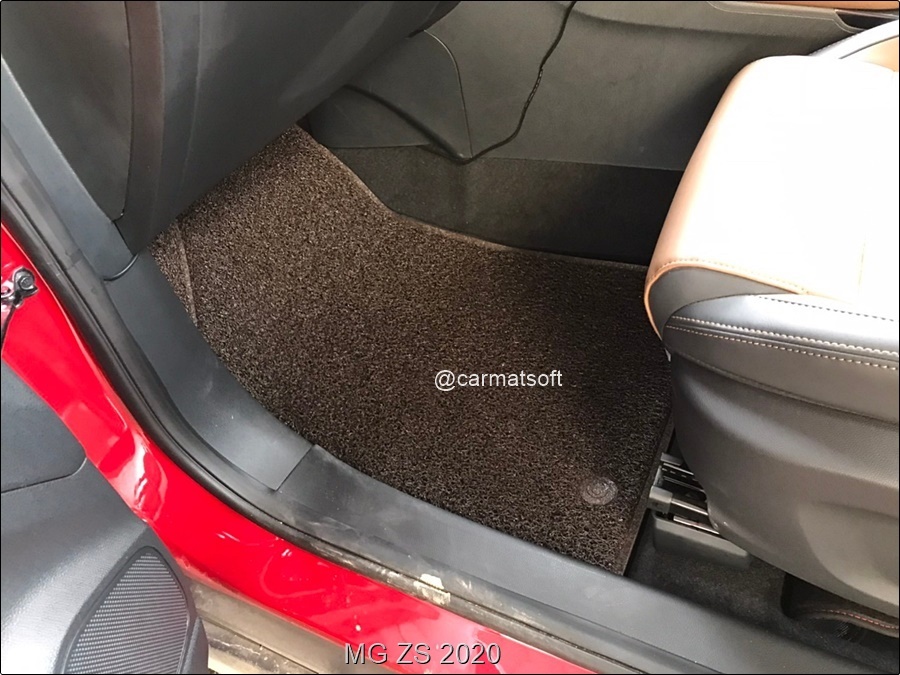 พรมดักฝุ่นไวนิลรีดขอบ MG ZS 2020 พรมดักฝุ่นในรถ เกรดA เข้ารูป ตรงรุ่น (5ชิ้น)