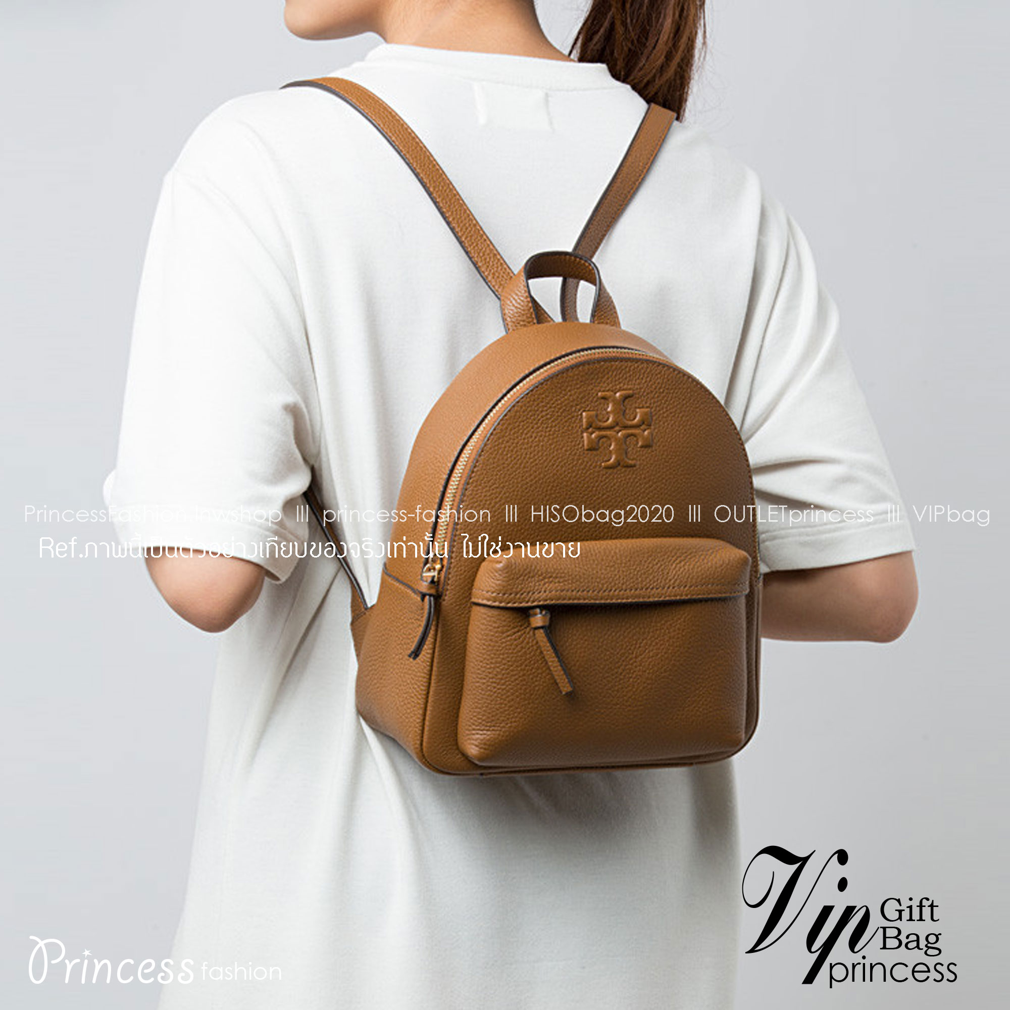 TORY BURCH Thea Leather Mini Backpack Moose / TORY Backpack mini bag คอลเลคชั่นใหม่ งานหนังเต็มใบสีดำคลาสสิก ไอเท็มเด็ดที่ใครๆก็ต่างรอคอย!!