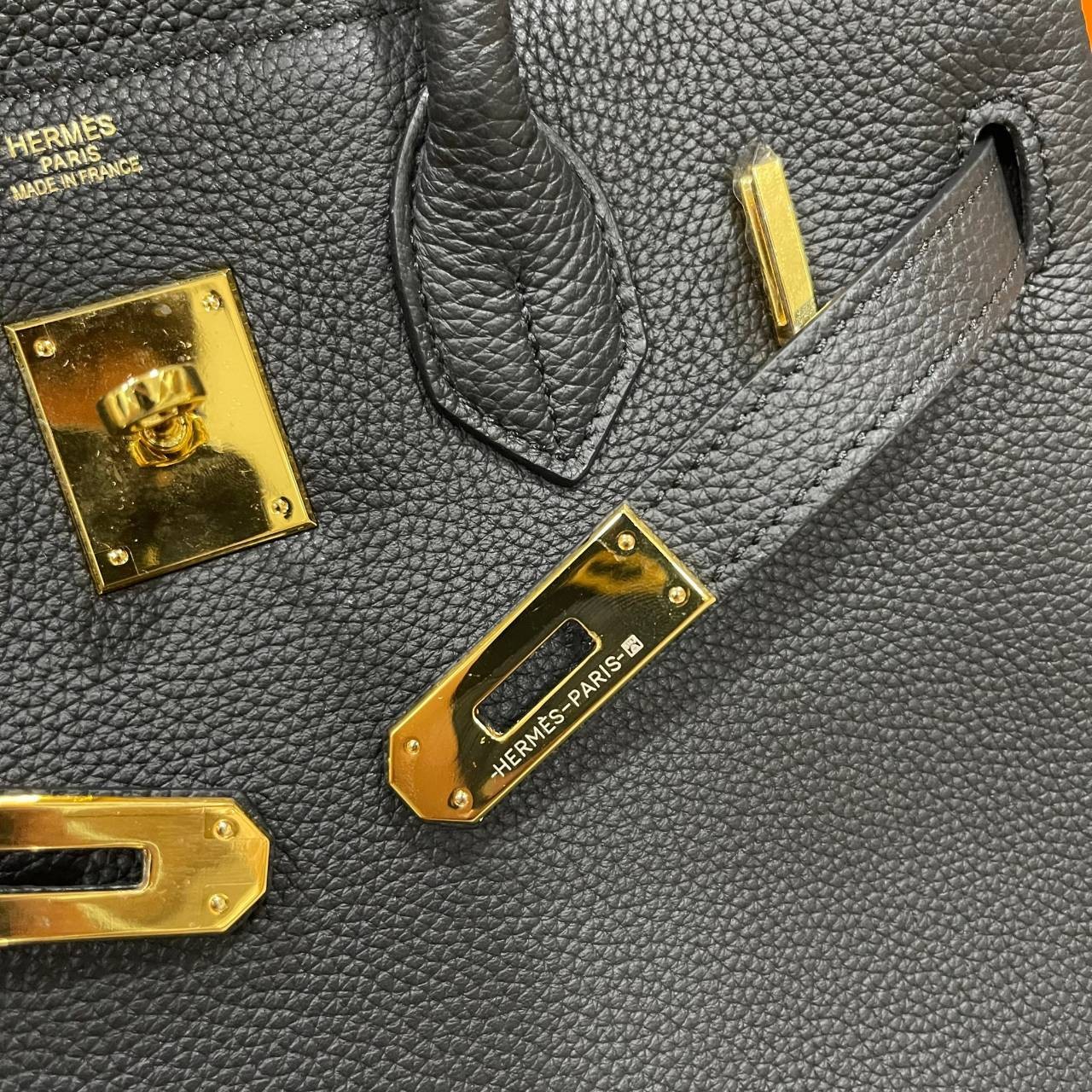 หนังแท้ Hermes BIRKIN 25CM epsom in MAUVSSYLESTE COLOR FULL HANDMADE GOLD HARDWARE เกรดออริจินอล ภาพสินค้าถ่ายจากงานขายจริง