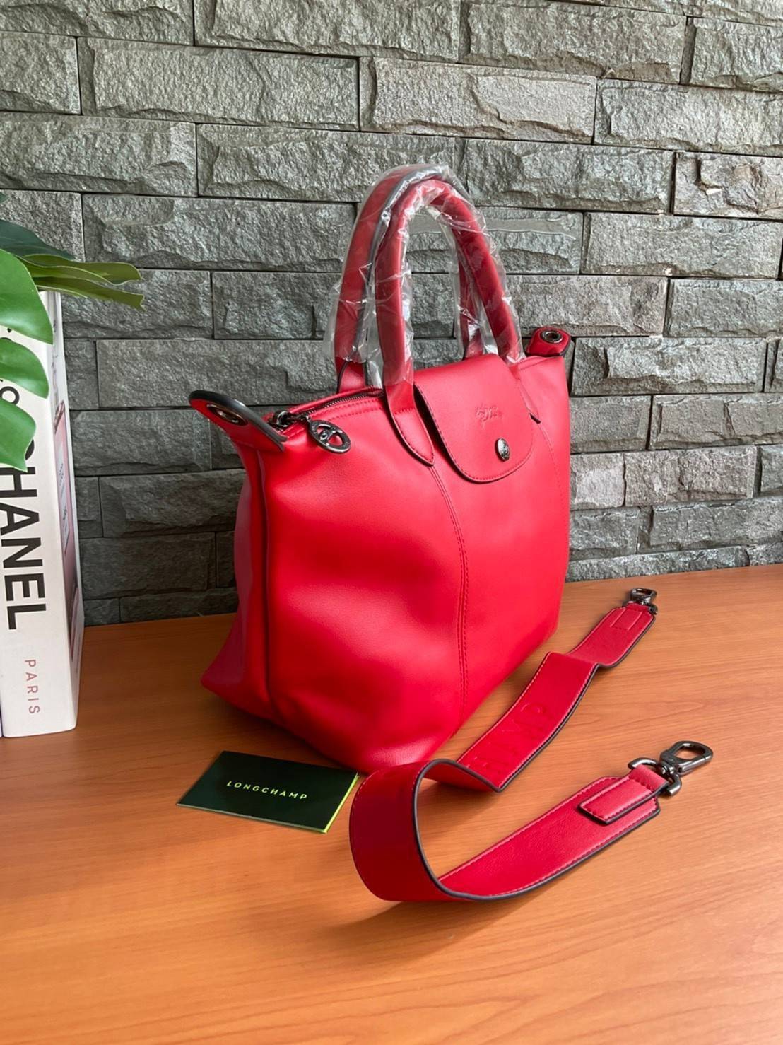 ของแท้ LONGCHAMP LE PLIAGE CUIR TOP HANDLE BAG S รุ่น 1512 กระเป๋าถือขนาดกำลังดี วัสดุหนังแกะ Metis