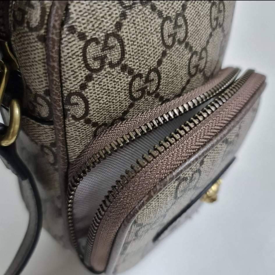 หนังแท้ GUCCI Neo Vintage mini bag / GG Mini Crossbody bag กระเป๋าสะพายข้างใบเล็ก ใช้ได้ทั้งชาย/หญิง งานหนังแท้ทั้งใบ ออริจินอลเกรด ภาพสินค้าถ่ายจากงานขายจริง ใช้งานต่างประเทศได้ค่ะ