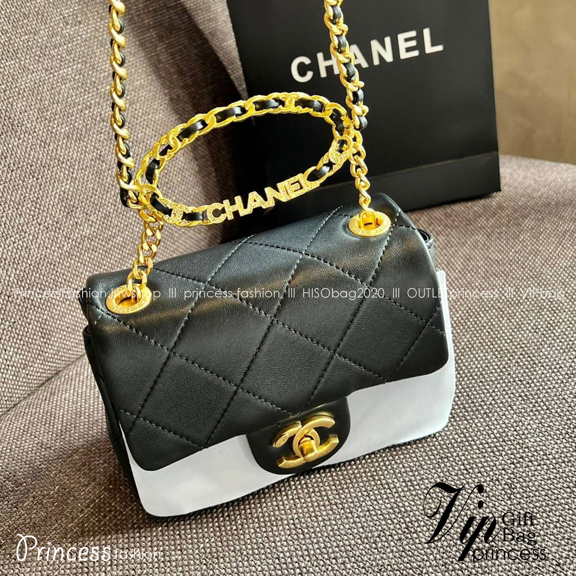 Chanel Mini Flap Bag with Top Handle 6.5" /CHANEL CHAIN SHOULDER BAG จัดไซด์เล็กมาให้ด้วย เพราะแต่ละคนชอบไม่เหมือนกัน😘 หนังสวย เรียบ สัมผัสนุ่มมือ น่าใช้มากๆ