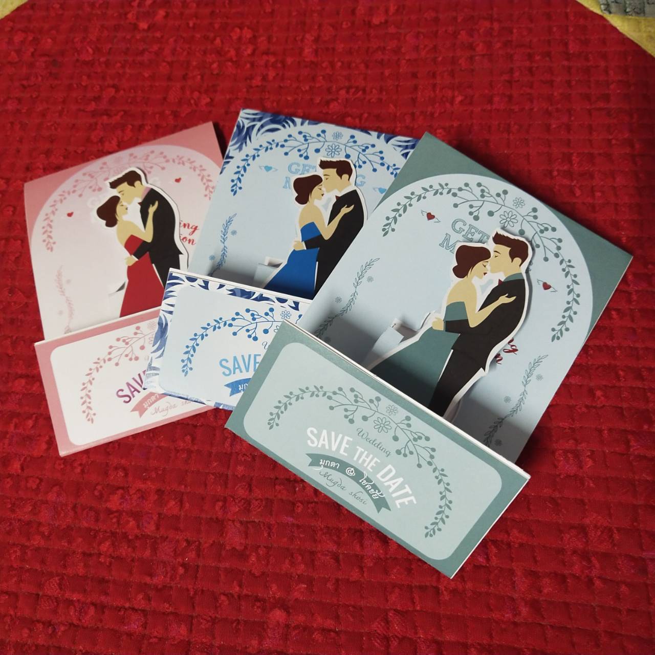 การ์ดแต่งงาน ป๊อปอัพ 3D