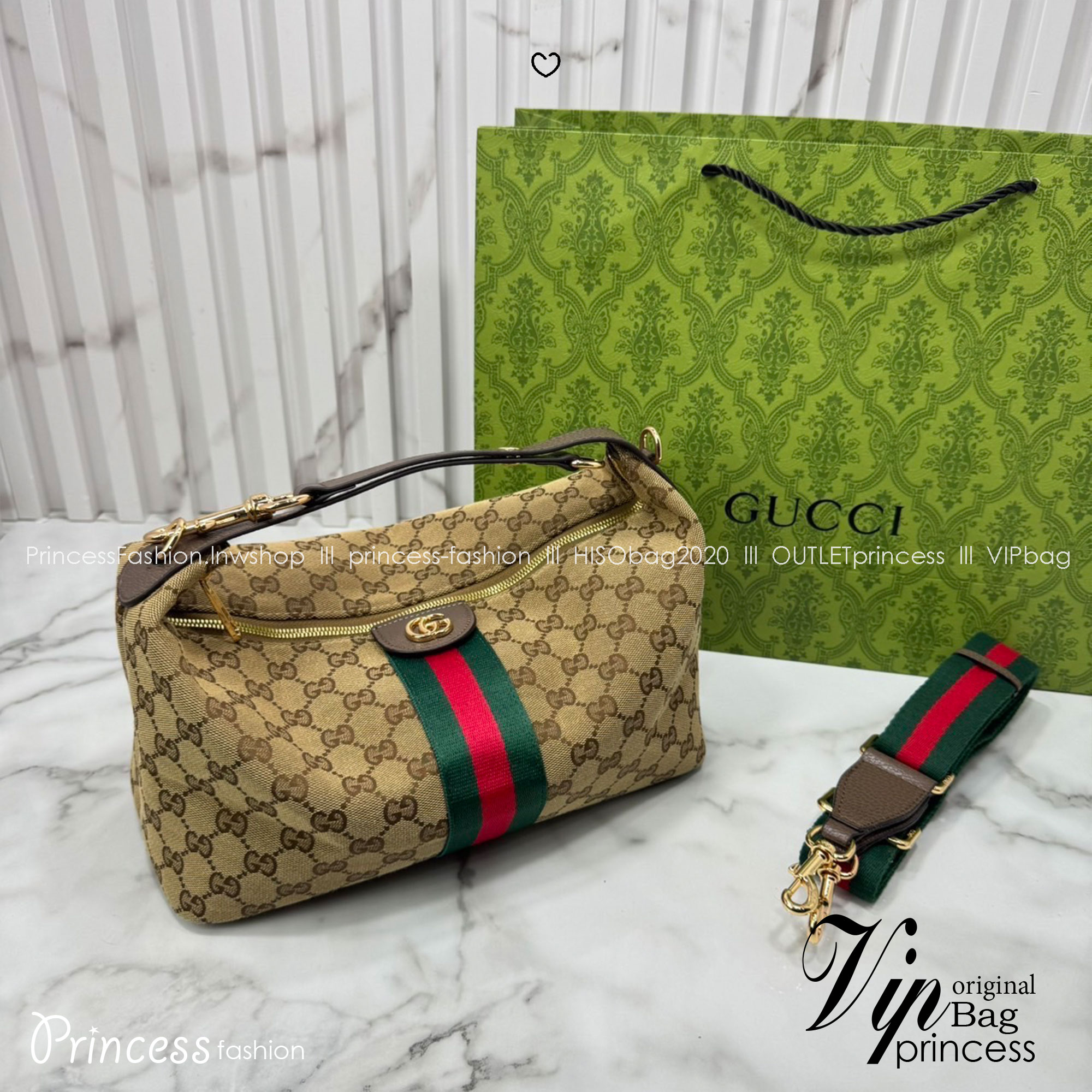 ORI หนังแท้ | GUCCI GG Ophidia Large Shoulder Bag / Gucci Hobo Bag ใหม่ล่าสุด จากเทศกาล Gucci Cruise 2026 กับกระเป๋าถือทรงโฮโบ พร้อมสายสะพาย ยังคงเป็นคอลเลคชั่นตัวเด่น สวยสะบัด! ดีไซน์ทรงยอดฮิตติดกระแสสุดๆ