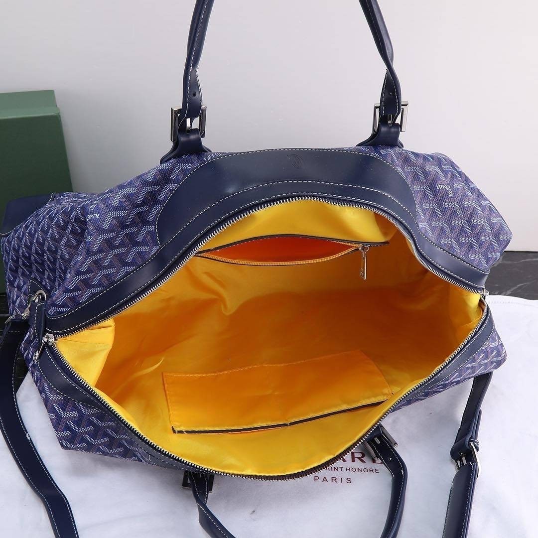 Goyard Keepall bag/ GOYARD Boeing 55 Leather Duffle Bag 55cm กระเป๋าเดินทาง เกรดท็อปออริ สลับแท้ 1:1 เกรดดีสุด ใช้ต่างประเทศได้
