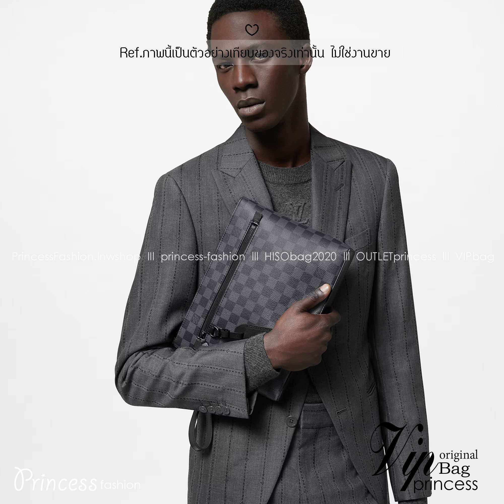 TOP ORI หนังแท้ | LV Takeoff Pouch Clutch Bag กระเป๋าทรงคลัช แคนวาสสุดคลาสสิกของเมซง มีขนาดกะทัดรัดสามารถพกพาแทนกระเป๋าเอกสารแบบดั้งเดิม ช่องกระเป๋าหลักขนาดใหญ่เพียงพอสำหรับใส่แท็บเล็ต