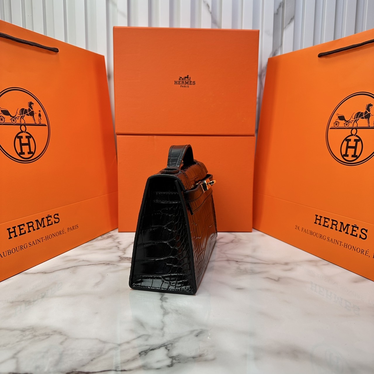 ORI หนังแท้ | Hermes Mini Kelly Pochette 20cm จิ๋วแต่แจ๋ว ราคาพุ่งยิ่งกว่าทอง กระเป๋าสะพายที่สุดแห่งหรูหราลัคชู นิยามของความสง่างามเหนือกาลเวลา