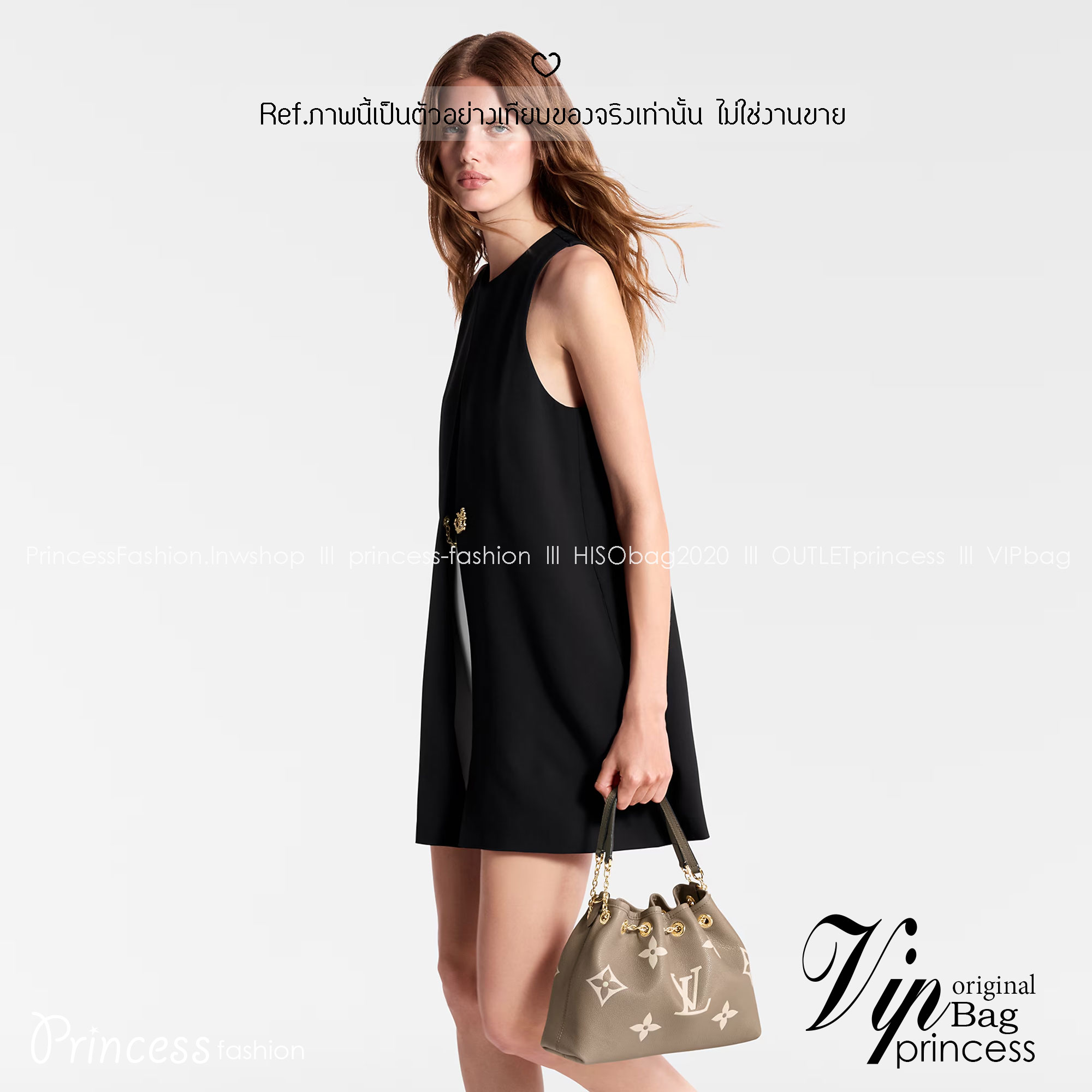 LV Bundle Monogram Empreinte Bag / LV Bella Bucket Bag กระเป๋าสะพายทรงบัคเก็ตรุ่นใหม่ ตกแต่งอะไหล่สีทองหรูหรา