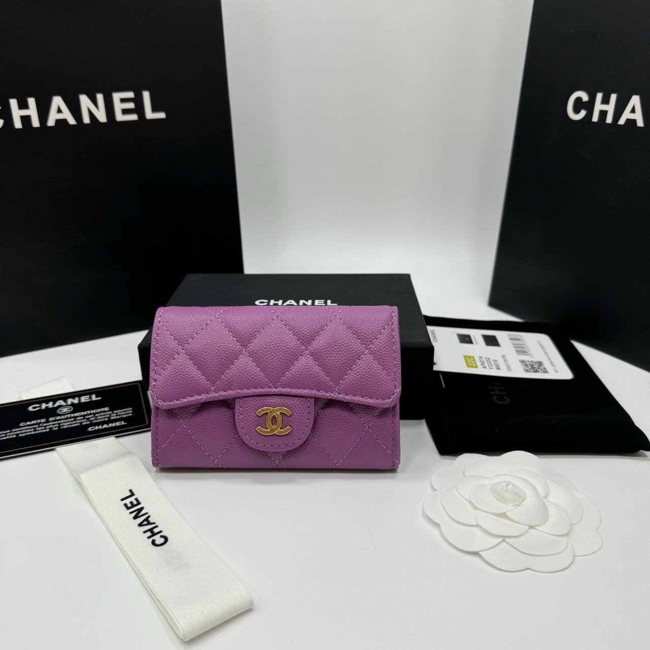 พร้อมส่ง 7 สี CHANEL WALLET กระเป๋าสตางค์รุ่นยอดนิยมใบสั้น เกรดออริ 1:1 ใช้งานต่างประเทศได้ ภาพถ่ายจากงานขายจริง