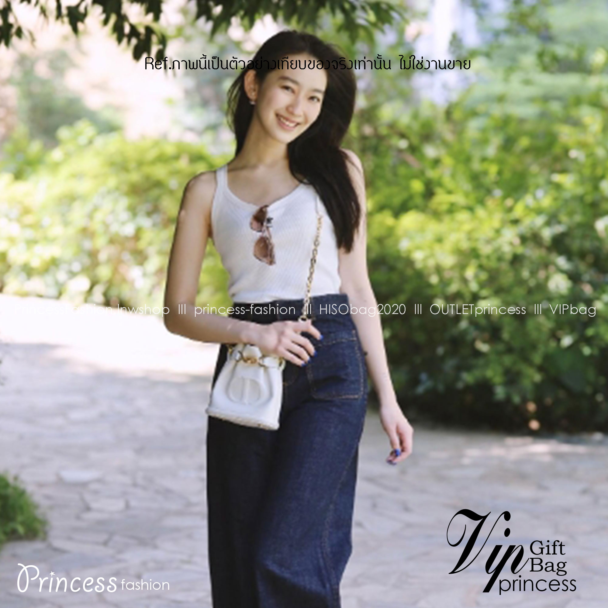 DIOR SMALL C'EST 17 cm / Dior bucket bag รุ่นใหม่สวยหรู ดูแพงมากค่ะ กระเป๋าสะพายบัคเก็ต รูปทรงคลาสสิค ใช้งานง่ายภายในโล่งกว้างมาก สวยมาก ควรมีค่า