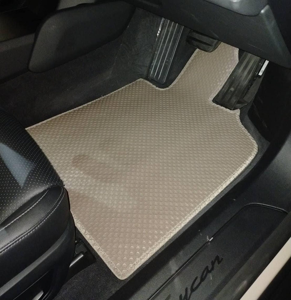 ยางปูพื้นรถยนต์ PORSCHE TAYCAN ปี2020-26 พรมกระดุม ปอร์เช่ ไทคานน์ เข้ารูป 4ชิ้น