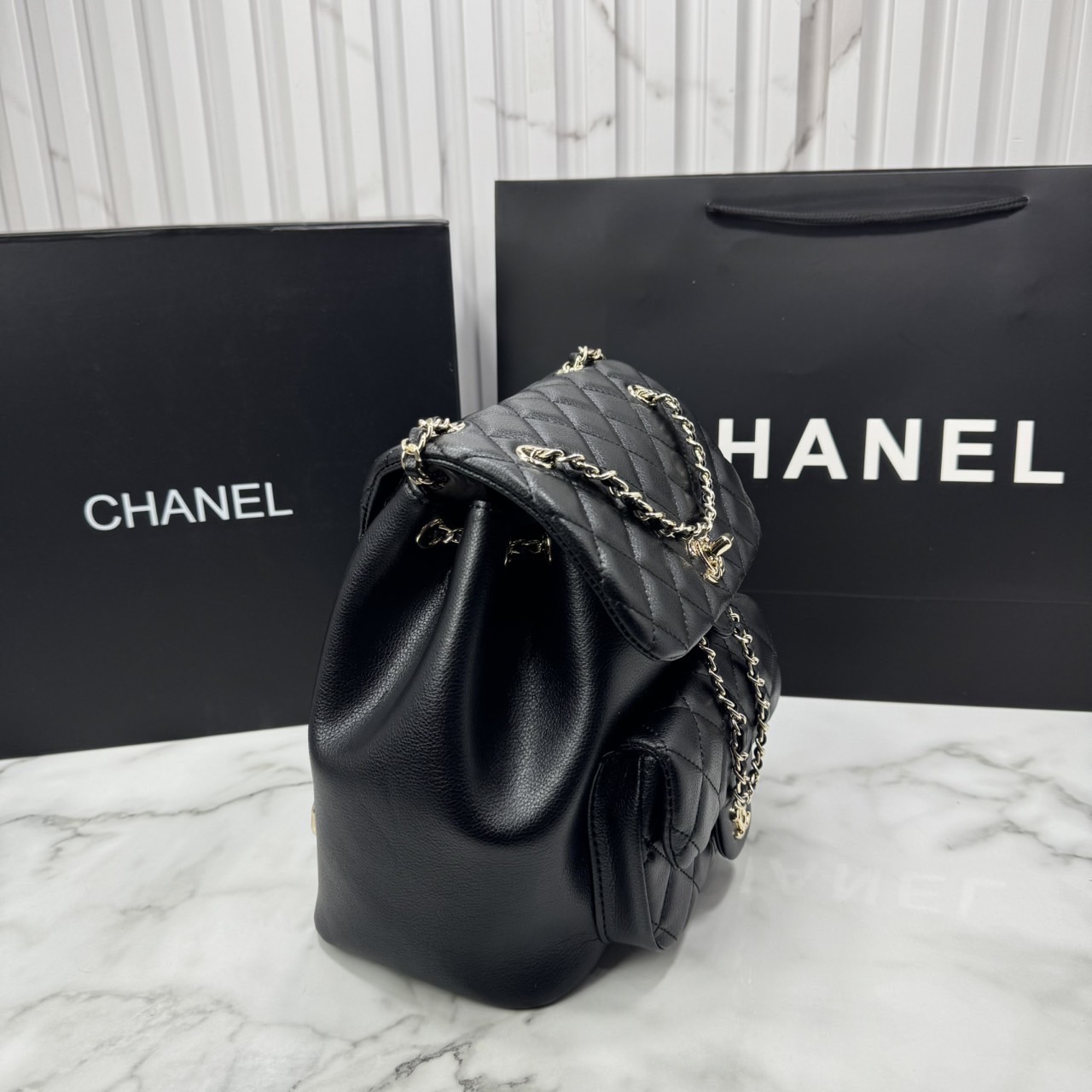 ORI หนังแท้ | Chanel Duma Backpack กระเป๋าเป้ไซส์มินิ น่ารักน่าใช้สุดๆ ไอเท็มยอดฮิต รูปทรงทันสมัย ดีเทลความสวยมากมาย