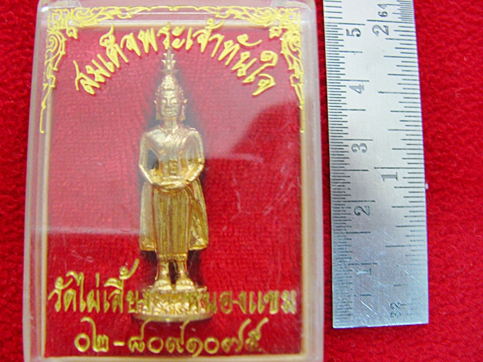 สินค้าหมดค่ะ สมเด็จพระเจ้าทันใจ วัดไผ่เลี้ยง เขตหนองแขม กทม. กล่องเดิมพร้อมใบคาถาค่ะ