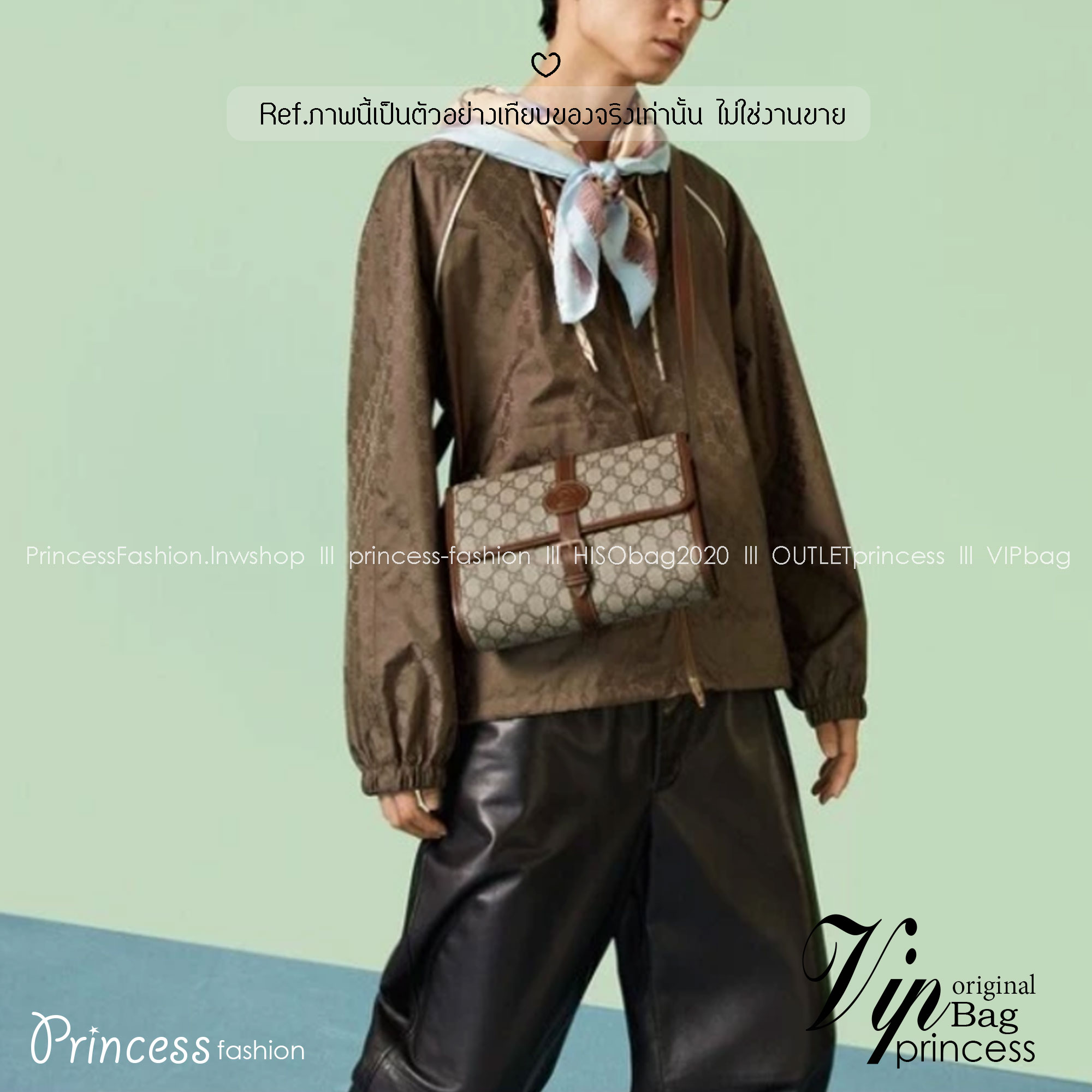 GUUCI GG Messenger Bag / guccipouch กระเป๋าสะพายทรงแมสเซ็นเจอร์วินเทจ พิมพ์ลายคมชัดโมโนแกรมแคนวาสกับไอเท็มที่หนุ่มๆต้องไม่พลาด รุ่น unisex ใช้ได้ทั้งชายหญิง ดีไซส์สวยเด่นเป็นเอกลักษณ์