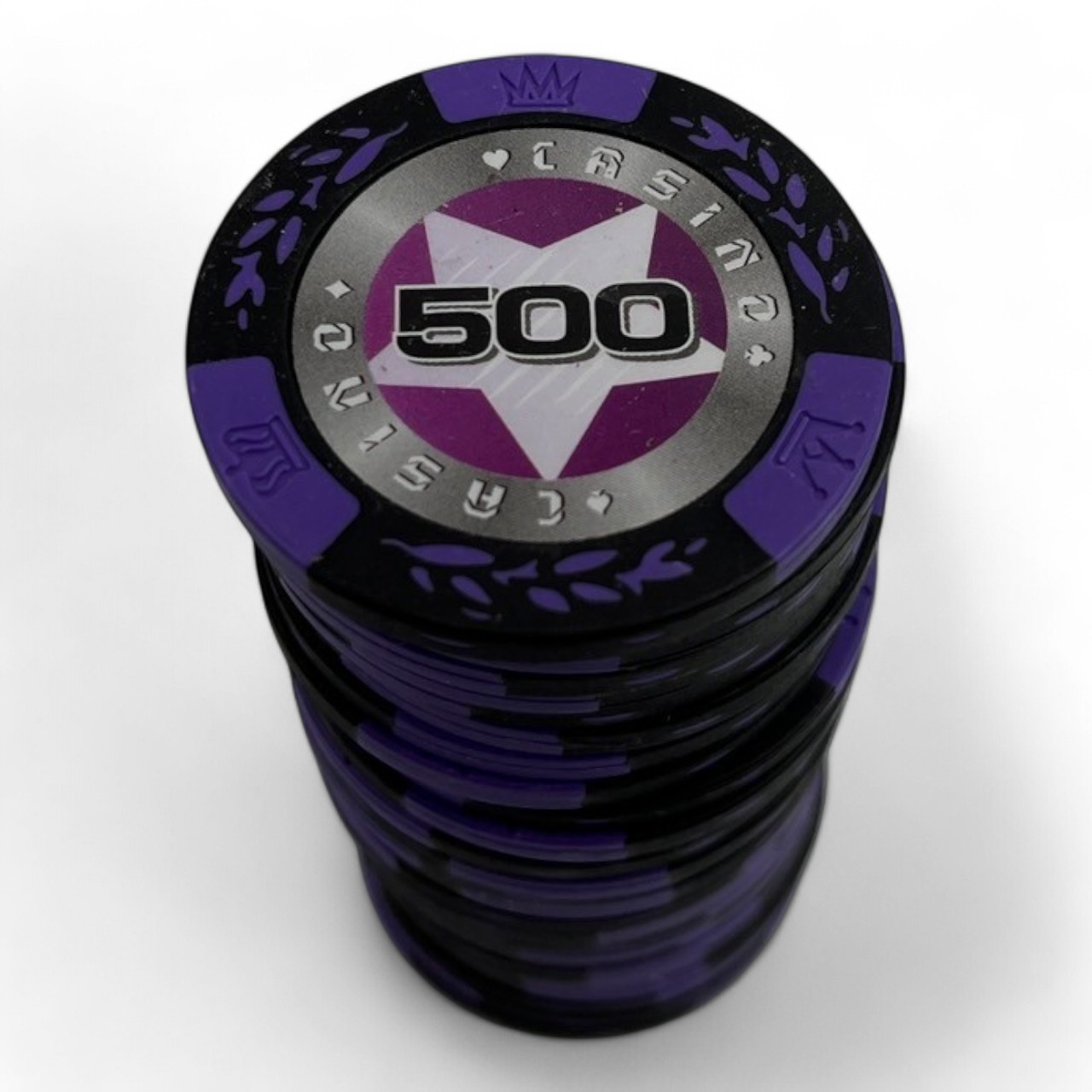 ชิปโป๊กเกอร์เกรดพรีเมี่ยมCASINO แบบแยกเหรียญ น้ำหนัก14g.(Chip poker)