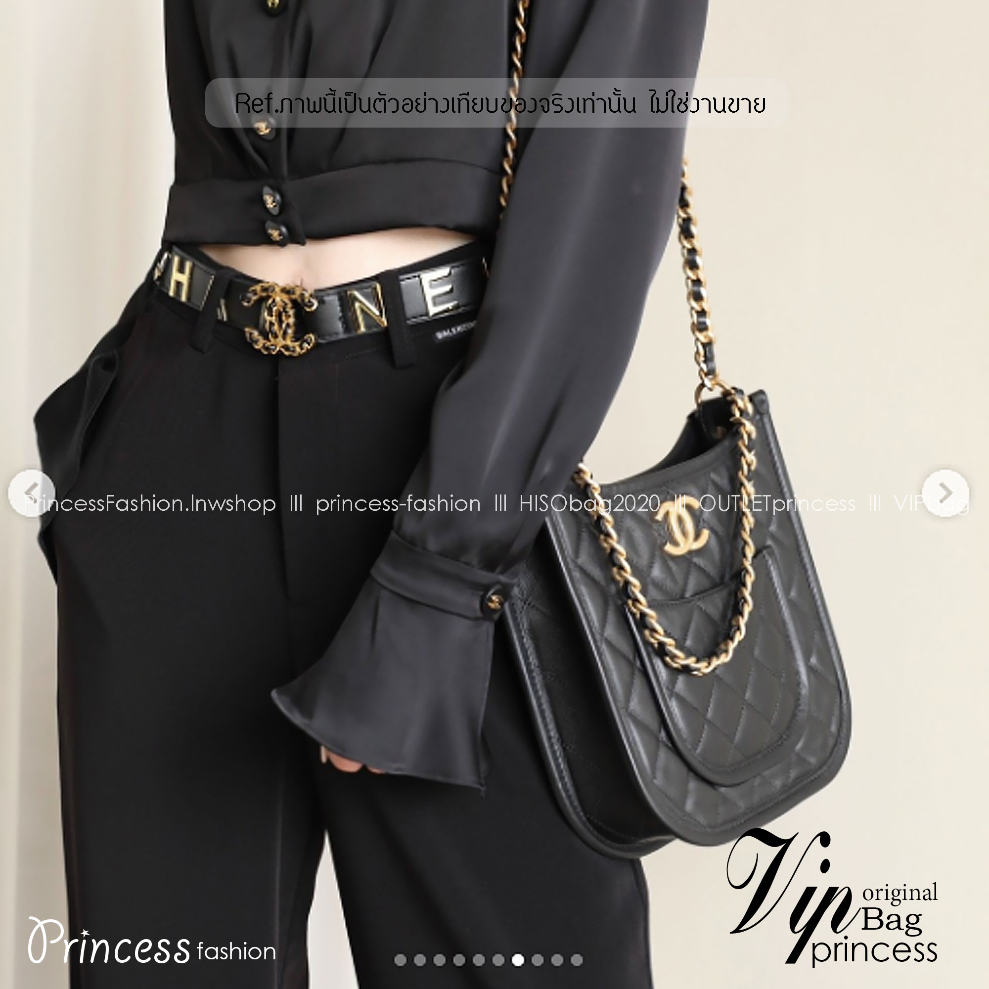 Chanel 24s hobo bag / CHANEL Casual Style Leather Party Style กระเป๋าสะพายทรงสวยมากค่ะ รุ่นตามหา เป็น every look ได้หลายโอกาส อะไหล่ทองหรูหรา เกรดออริ 1:1