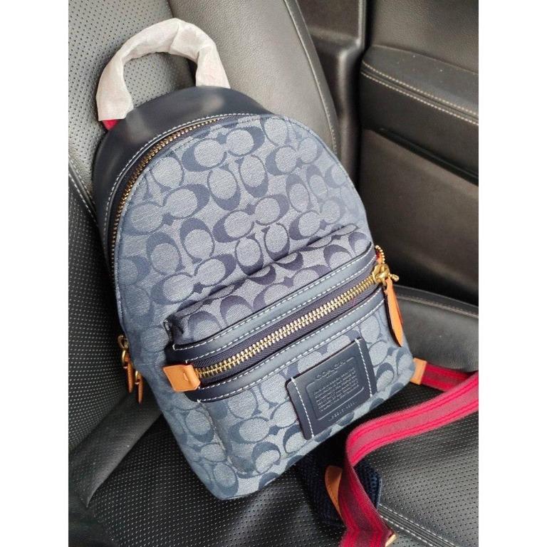 Coach Academy Pack In Signature Chambray