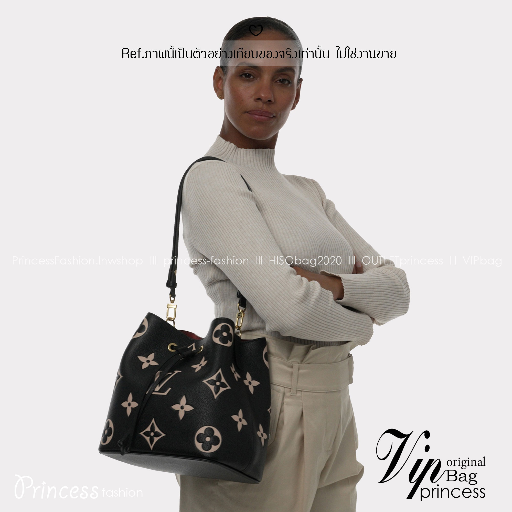 LV NeoNoe MM Monogram Flower กระเป๋าสะพายทรงบัคเก็ตเสน่ห์ชวนหลงใหล อีกหนึ่งรุ่นท็อปฮิต ที่ไม่มีไม่ได้จริงๆ