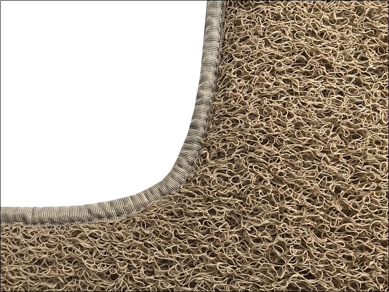 พรมดักฝุ่นไวนิล BENZ E-CLASS W211 ปี2003-09 พรมดักฝุ่นในรถเบ๊นซ์ สีครีม สวยงาม เข้ารูป 5ชิ้น