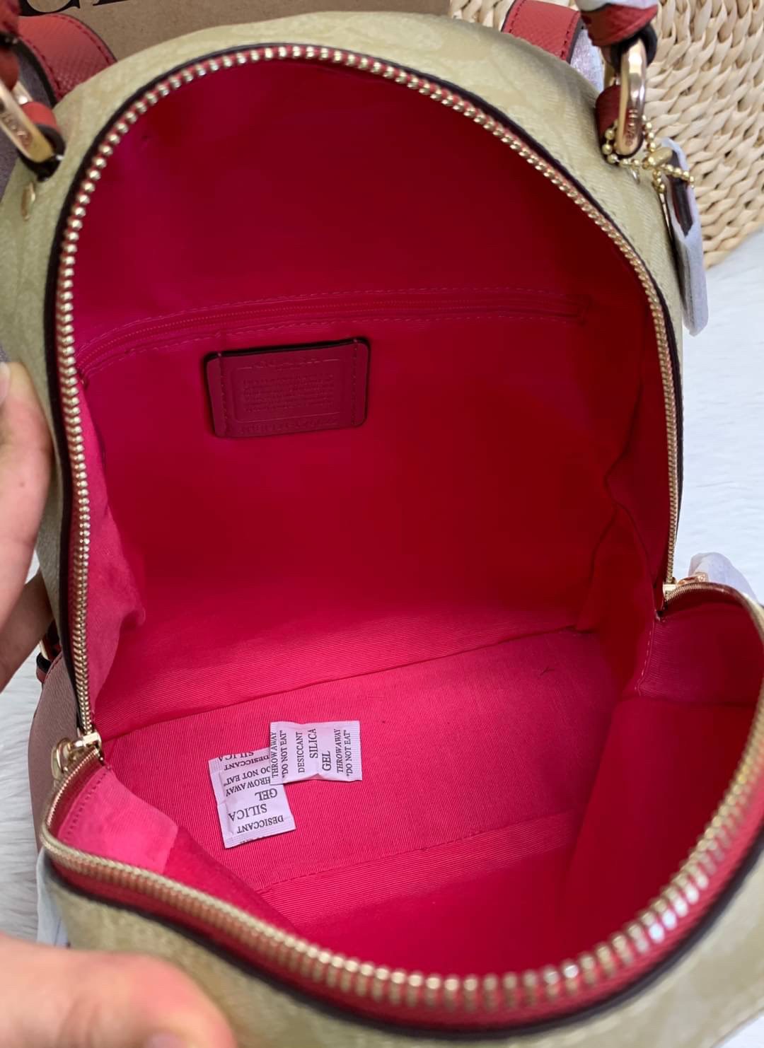 COACH Jordyn Backpack With Signature Canvas ((76622))