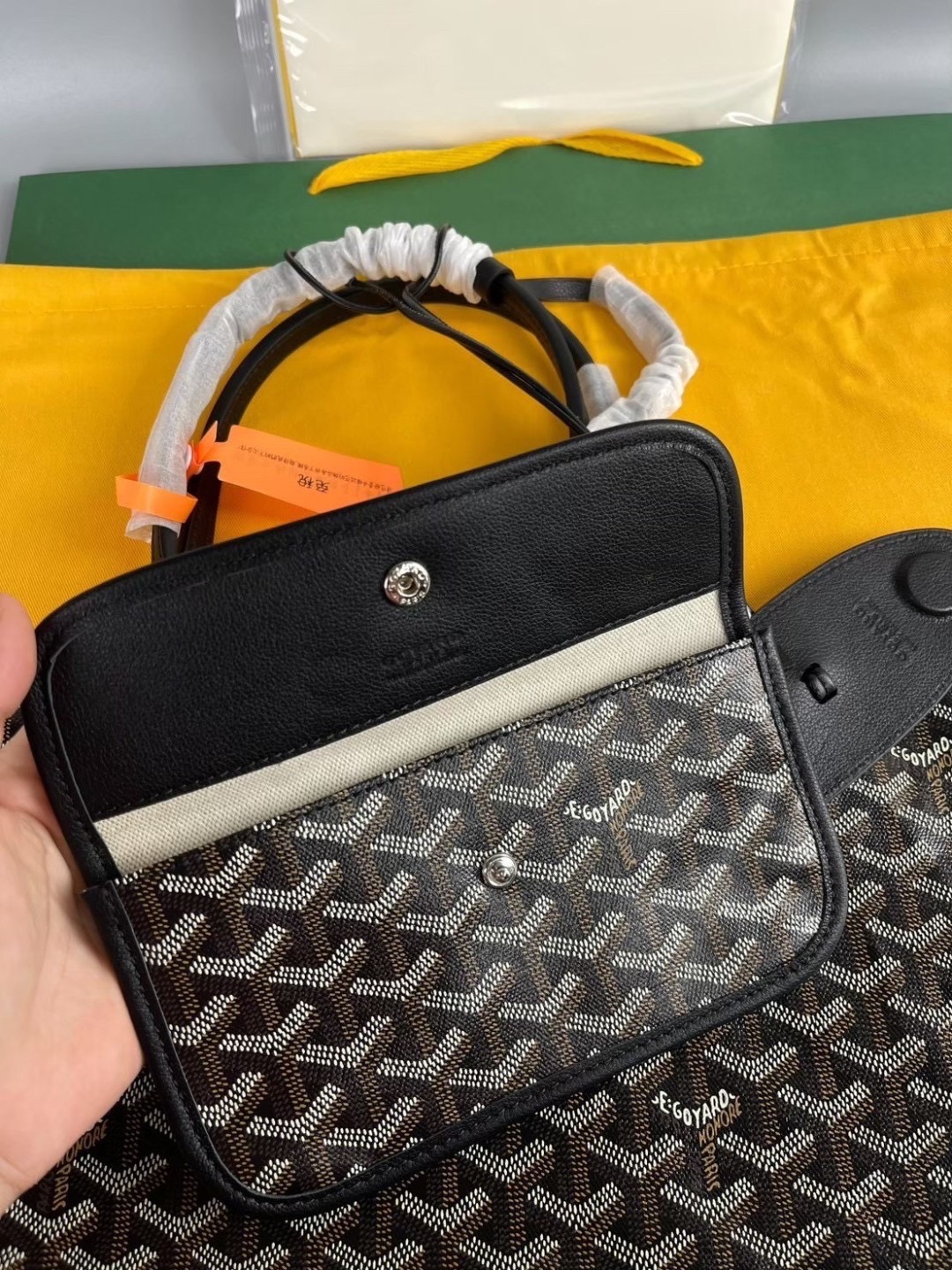 GOYARD PM TOTE BAG กระเป๋าทรงโท้ทใบใหญ่ หนังแท้สวยเป๊ะ เกรดท็อปออริ สลับแท้ 1:1 เกรดดีสุด ใช้ต่างประเทศได้ ผ่านทุก ตม.