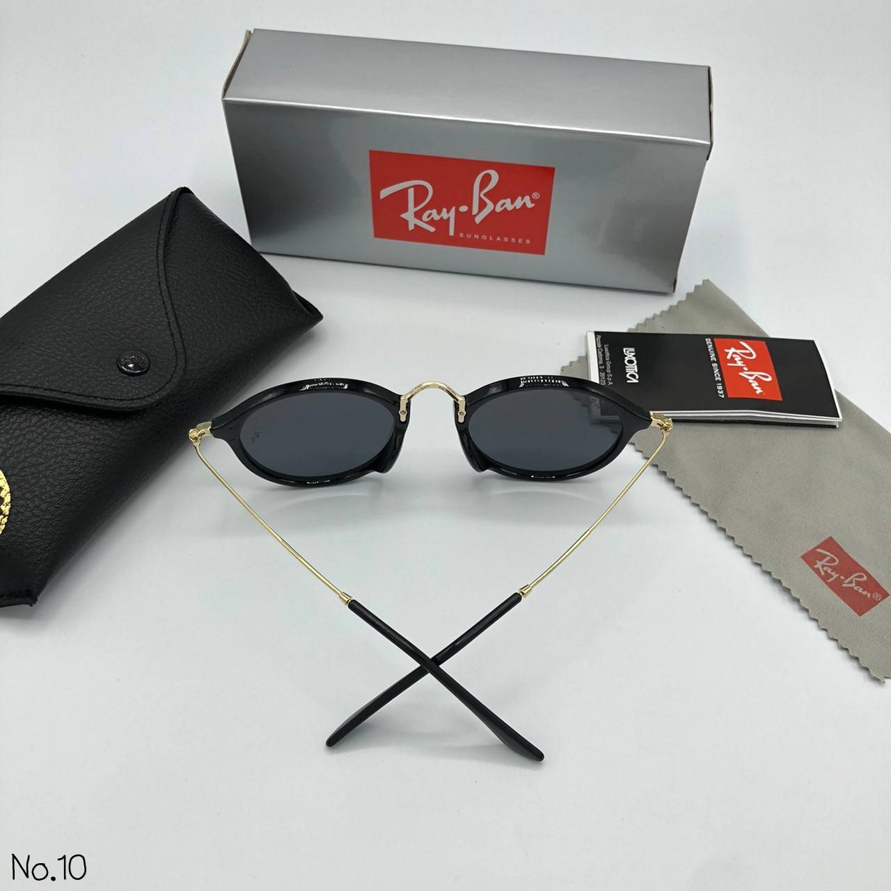 ของแท้ 💯% Ray-Ban UV Sunglasses premium for gift Box set แว่นตากันแดด มาพร้อมอุปกรณ์ครบเซ็ท
