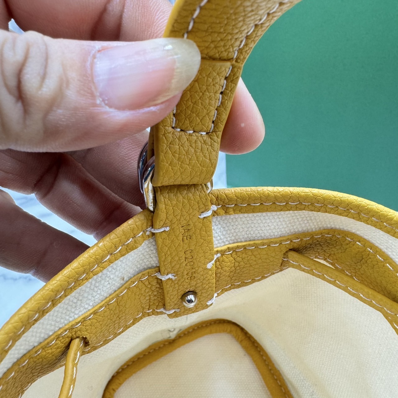 RI หนังแท้ | Goyard Petit Flot Mini bucket bag กระเป๋าสะพายทรงบัคเก็ต ไซส์มินิ ดูผู้ดีในตัว วัสดุหนังแคนวาสพิมพ์ลายสวยคม