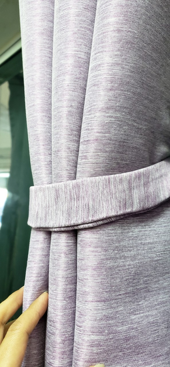 ผ้าม่านก.270*ส.255 ซม./ผืน กันแสงUV95% รุ่น มินิมอล(minimalist)สีม่วงลาเวนเดอร์