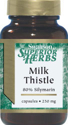 (Pre-order) Swanson Superior Herbs Milk Thistle (Standardized) 250 mg 120 Caps