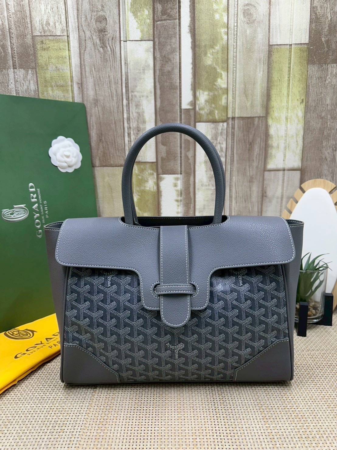 5 สี ORI หนังแท้ | Goyard Saigon Tote Bag กระเป๋าสะพายทรงโท้ท พร้อมหูจับใช้งานง่าย ภายในโล่งกว้าง หรูหราลงตัว