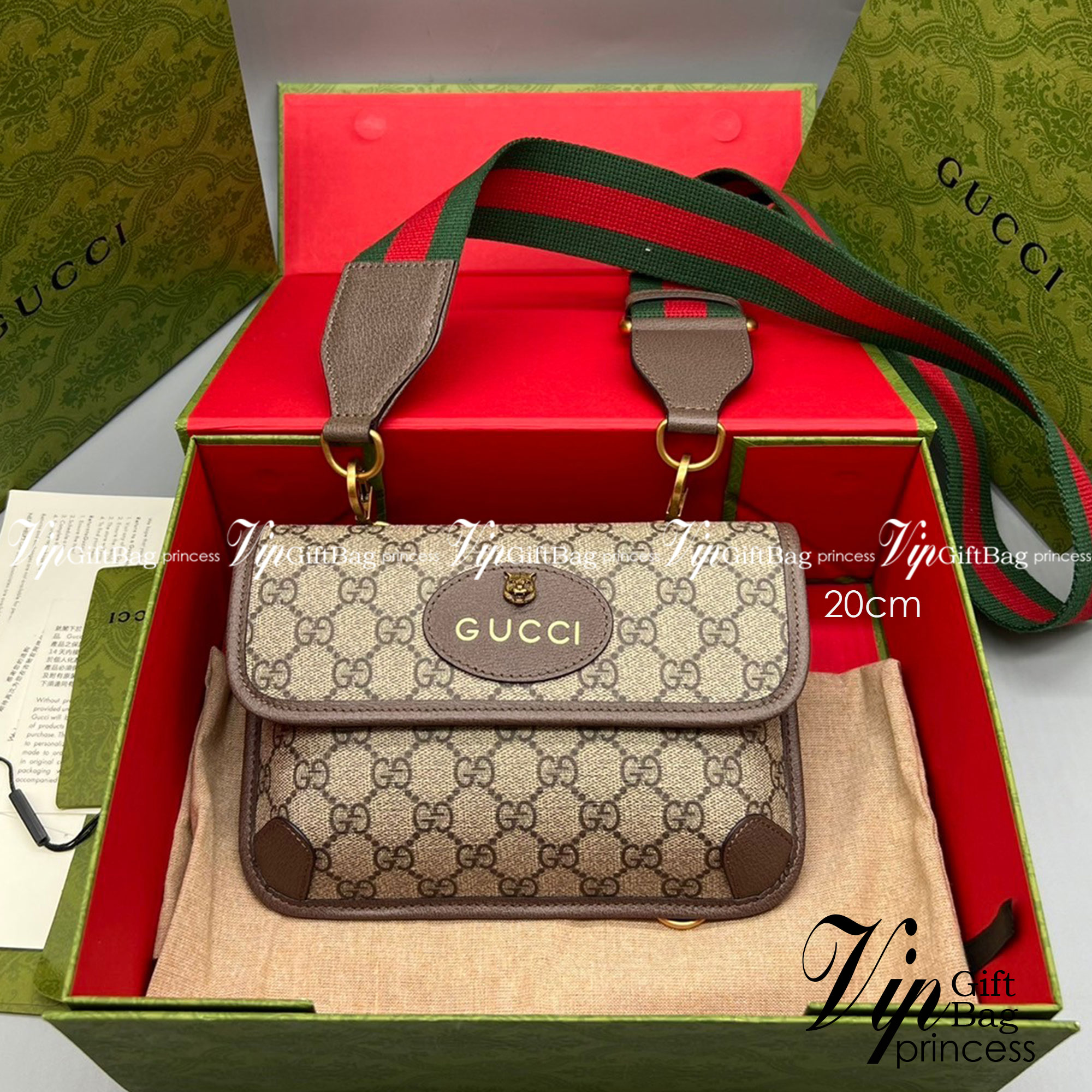 GUCCI Neo Vintage GG Supreme belt bag / Gucci Belt bag เกรดใช้งานสลับของแท้ เกรดออริจินอล ใช้ได้ทั้งชายหญิง งาน unisex ผลัดกันใช้ ^-^ ก็ได้ งานสวยตามรูป สินค้าขายดี ภาพสินค้าถ่ายจากงานขายจริง ใช้งานต่างประเทศได้