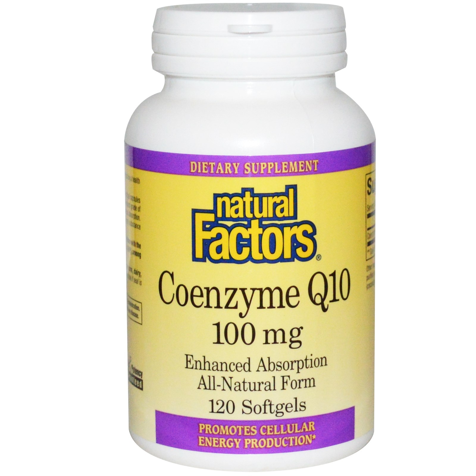 (Pre-order) Natural Factors Coenzyme Q10, 100 mg 120 softgels