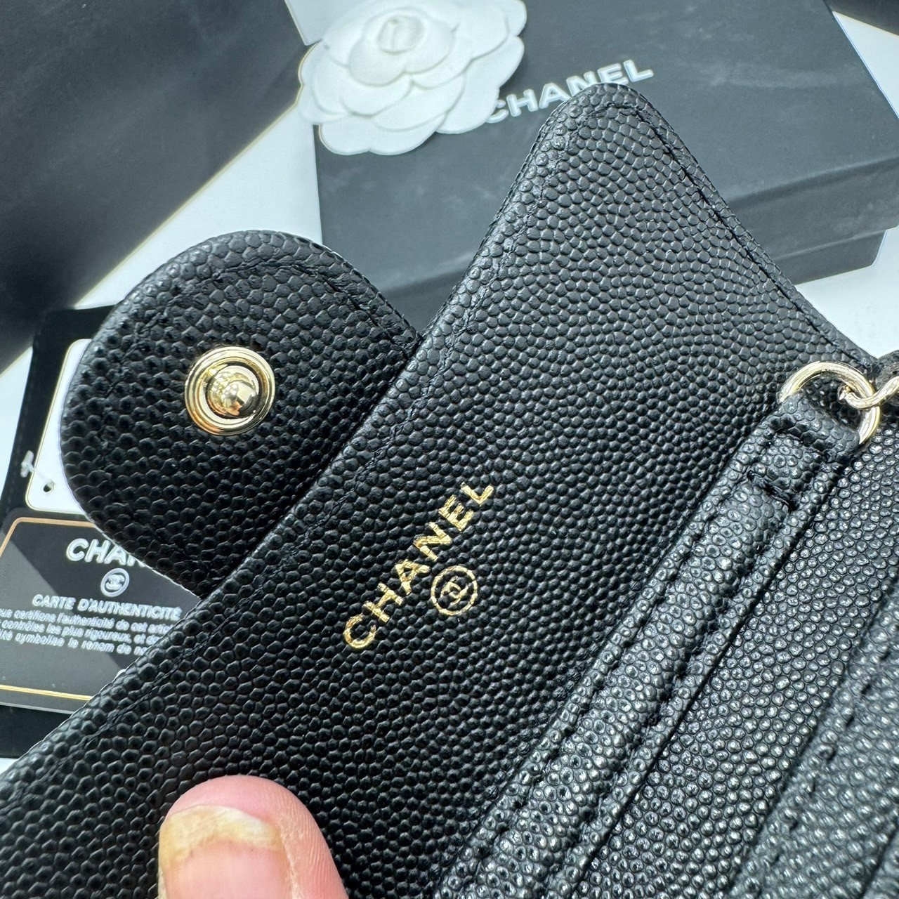 CHANEL mini wallet on chain crossbody กระเป๋าสตางค์พร้อมสายสะพายไซส์มินิ เกรดออริ 1:1 ใช้งานต่างประเทศได้ ภาพถ่ายจากงานขายจริง