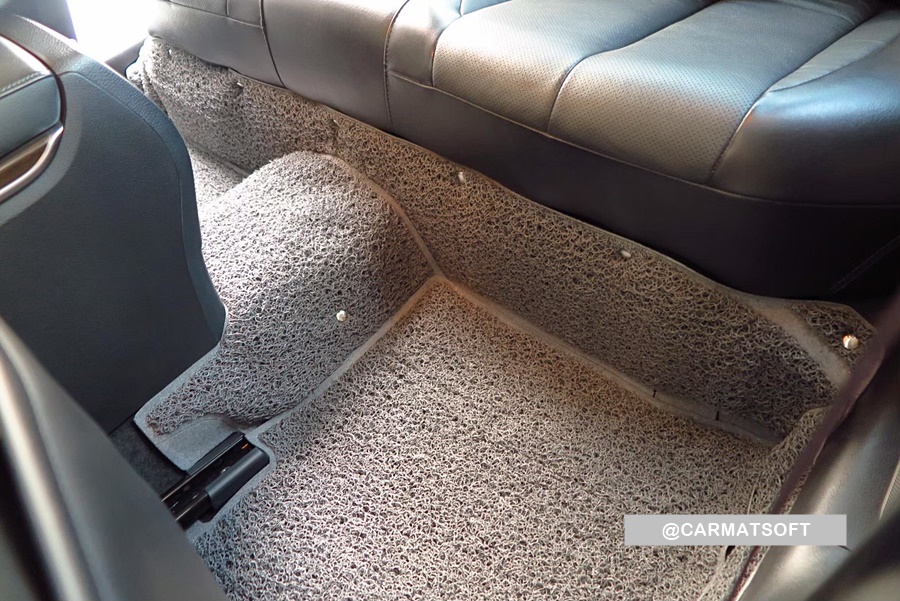 พรมดักฝุ่นไวนิลรีดขอบ NISSAN TEANA L33 (ปี2013-19) พรมดักฝุ่นในรถ สีเทา เกรดA เข้ารูป ตรงรุ่นรถ เต็มคัน