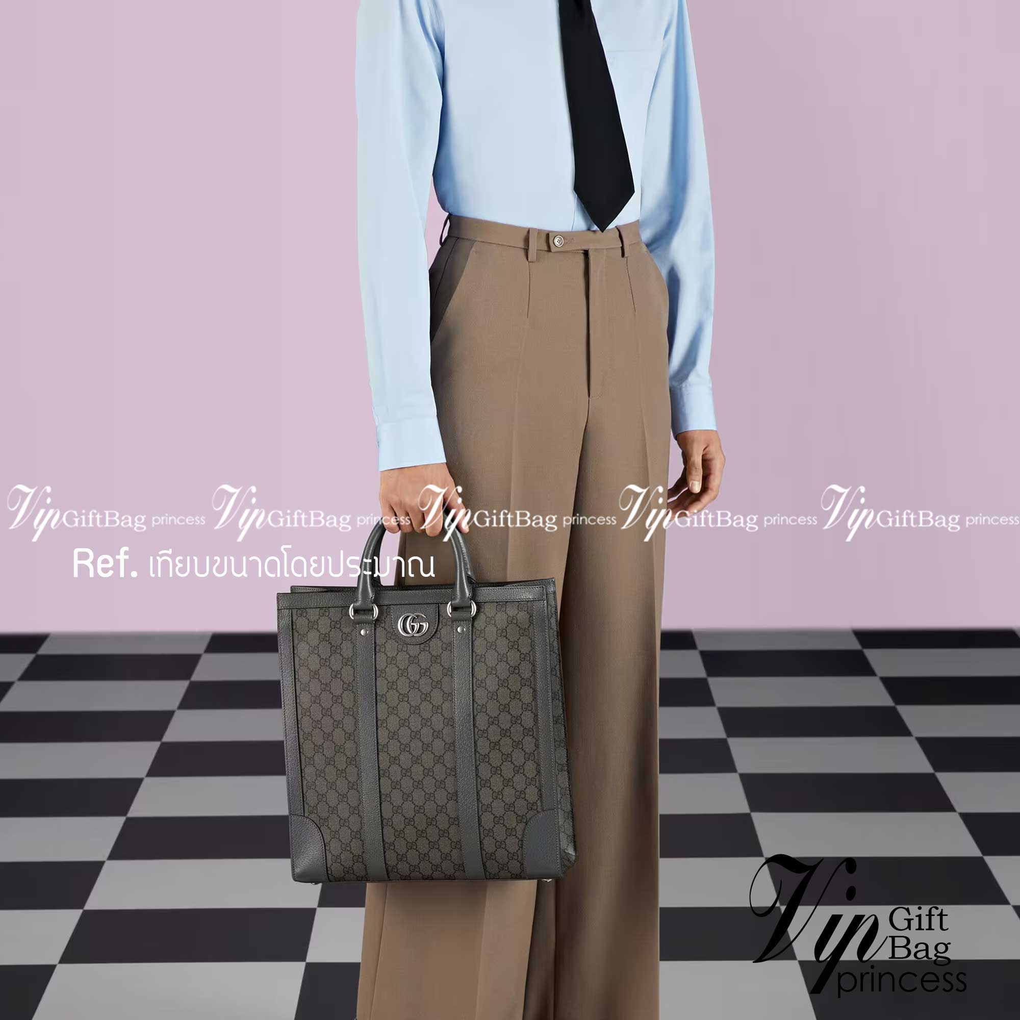 GUCCI Ophidia medium tote bag / GUCCI Tote Bag กระเป๋าทรงโท้ท รูปทรงสวย ที่จับโค้งมนสามารถถือหรือสะพายครอสบอดี้ได้ ภายในโล่งกว้าง จุของได้เยอะ พร้อมสายสะพายข้าง ถอด-ปรับระดับได้ ใช้ได้ทั้งชายหญิง