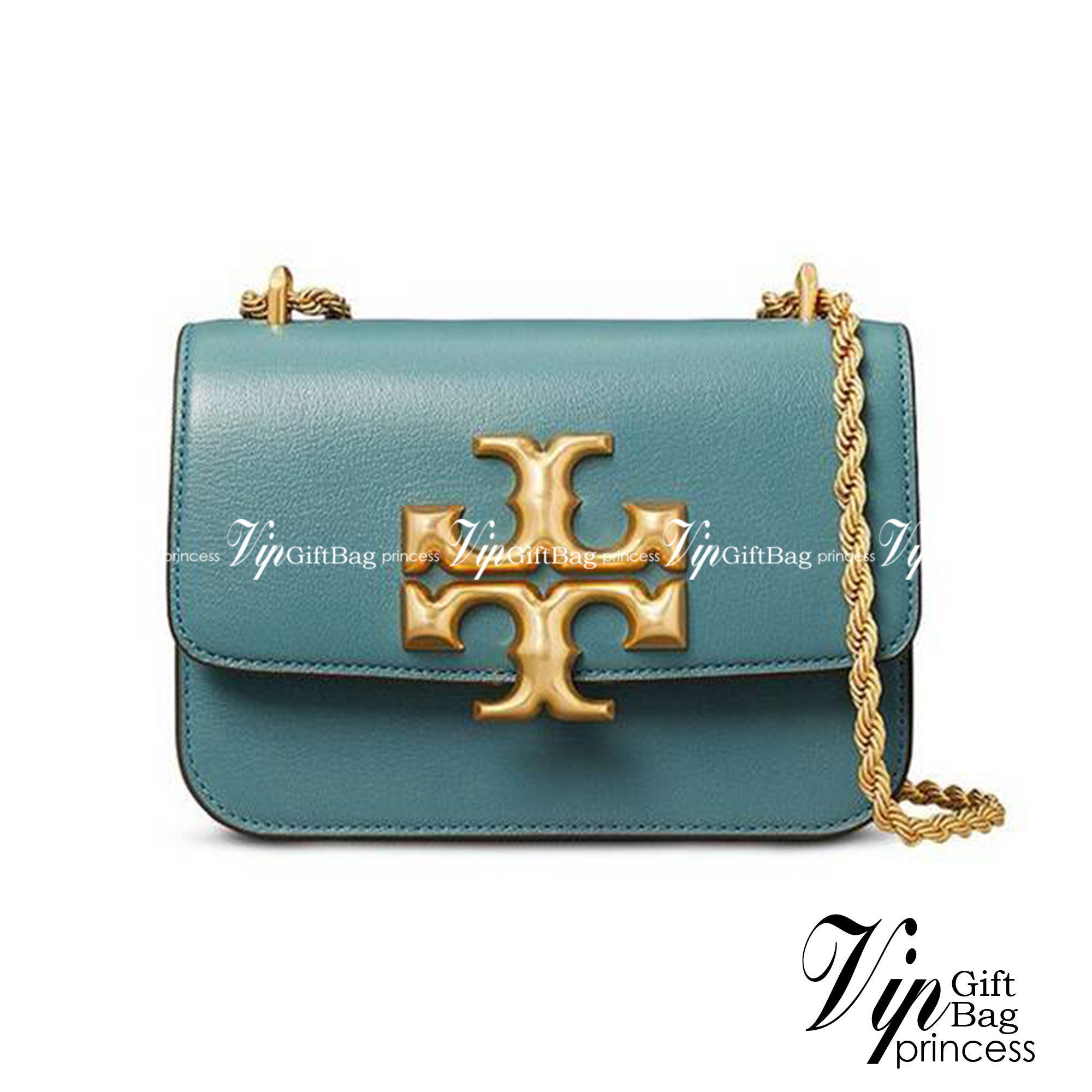 TORY BURCH ELEANOR TEXTURED SMALL CONVERTIBLE SHOULDER BAG สีใหม่!! ฮอตไอเท็ม รุ่นนี้ขายดีขายหมด สวยหรู คุณหนู ผู้ดี!! หายากมาก กระเป๋าสะพายข้าง ดีไซน์อยู่ทรง ขนาดกำลังสะดวกใช้สำหรับสาว วัสดุหนังแท้เต็มใบ ผิวมีเทกเจอร์ อัพเวลความหรู สีทูโทน เปิด-ปิดด้วยแถ