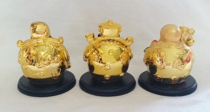 สินค้าหมดค่ะ เทพฮกลกซิ่ว องค์เล็กสีทองแบบอ้วน แก้ชงปีระกา ชง50% ปี2563 ช่วยเสริมดวงท่านให้ดีขึ้นค่ะ