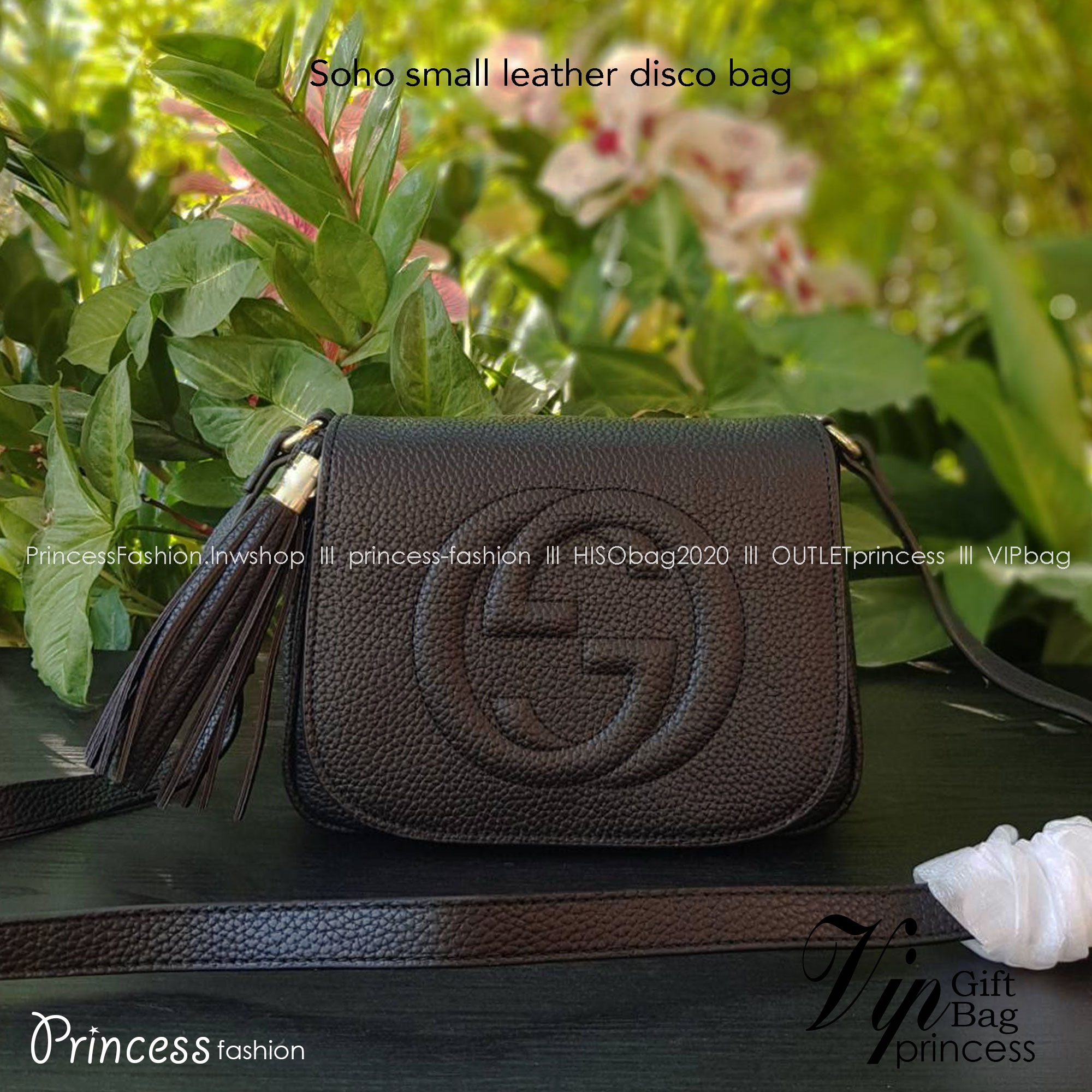 GUCCI Soho small leather disco bag กระเป๋าสะพายครอสบอดี้ทรงสวย ขนาดกำลังดี ใช้งานง่าย เข้าได้กับทุกลุค สายหนังยาวปรับระดับได้ตามการใช้งาน