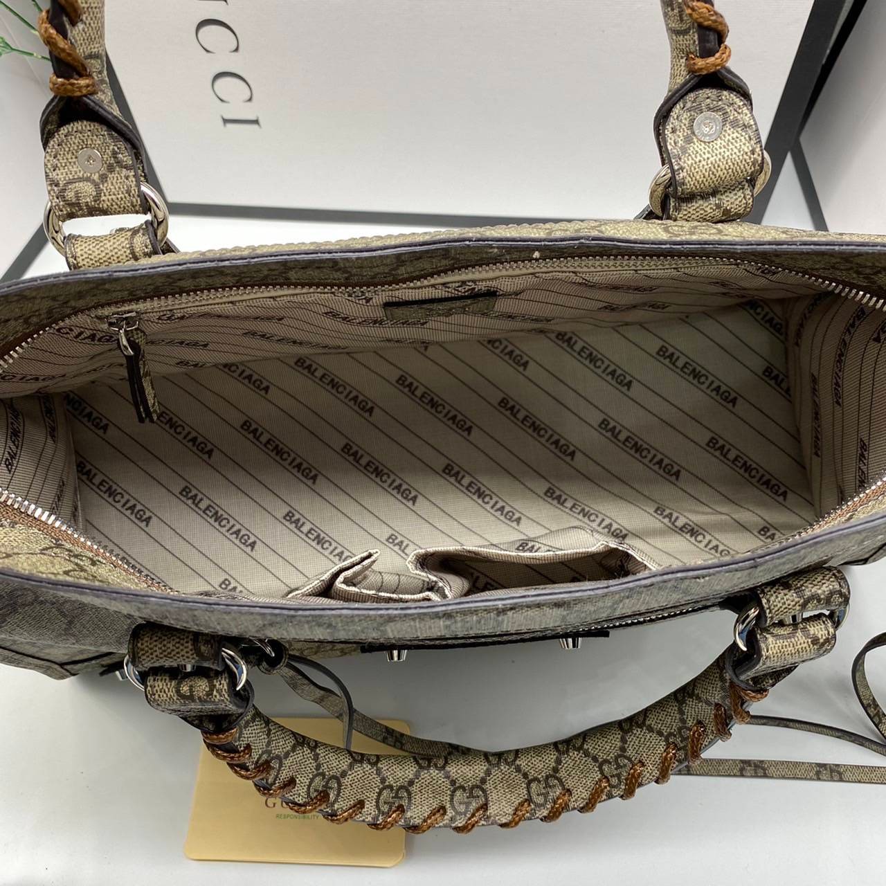 VIP 】หนังแท้ Gucci The Hacker Project medium Neo Classic bag พร้อมส่งที่ไทย