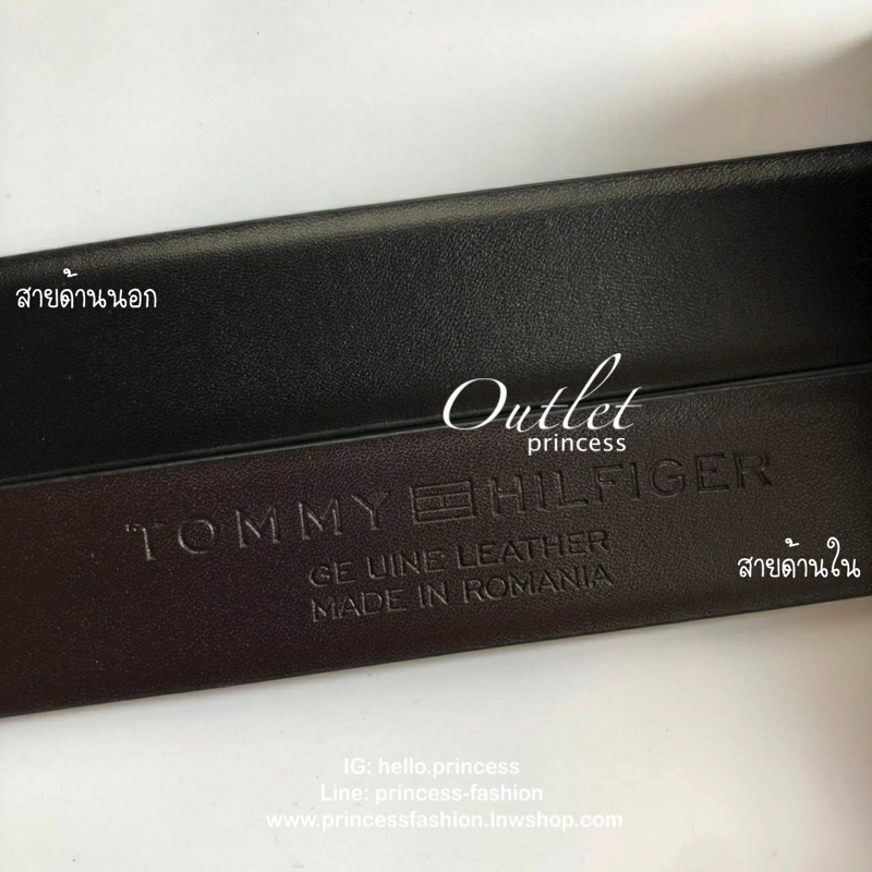 TOMMY HILFIGER Leather Belt & Wallet Set เซตสุดคุ้ม จะมอบเป็นของขวัญหรือใช้เองก็แนะนำเลยค่าา อุปกรณ์ : มาพร้อมถุงกระดาษแบรนด์ + กล่องแบรนด์ + ที่เจาะรูเข็มขัด