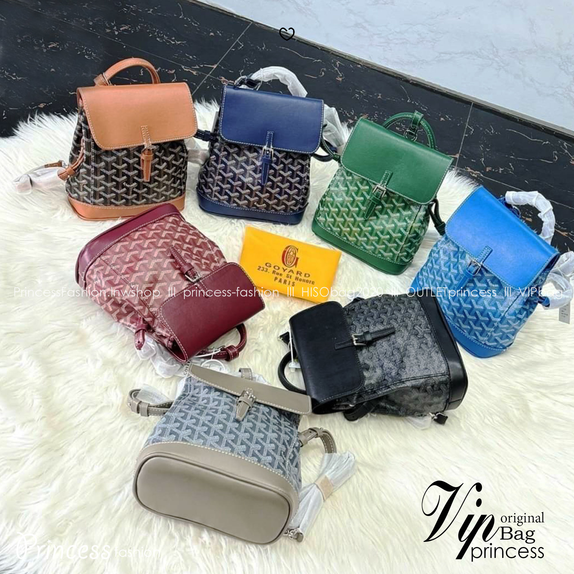 Goyard Alpin Mini Backpack กระเป๋าเป้สะพายหลัง ปรับถือหรือสะพายข้างได้อย่างลงตัว ไซส์มินิ 19cm ขนาดกำลังสวยน่าใช้ ภายในโล่งกว้าง ใส่ของสำคัญได้ ใบนี้คุ้มค่าราคามากๆ ทั้งดีไซน์และฟังก์ชั่นการใช้งาน ตอบโจทย์แน่นอนจ้า
