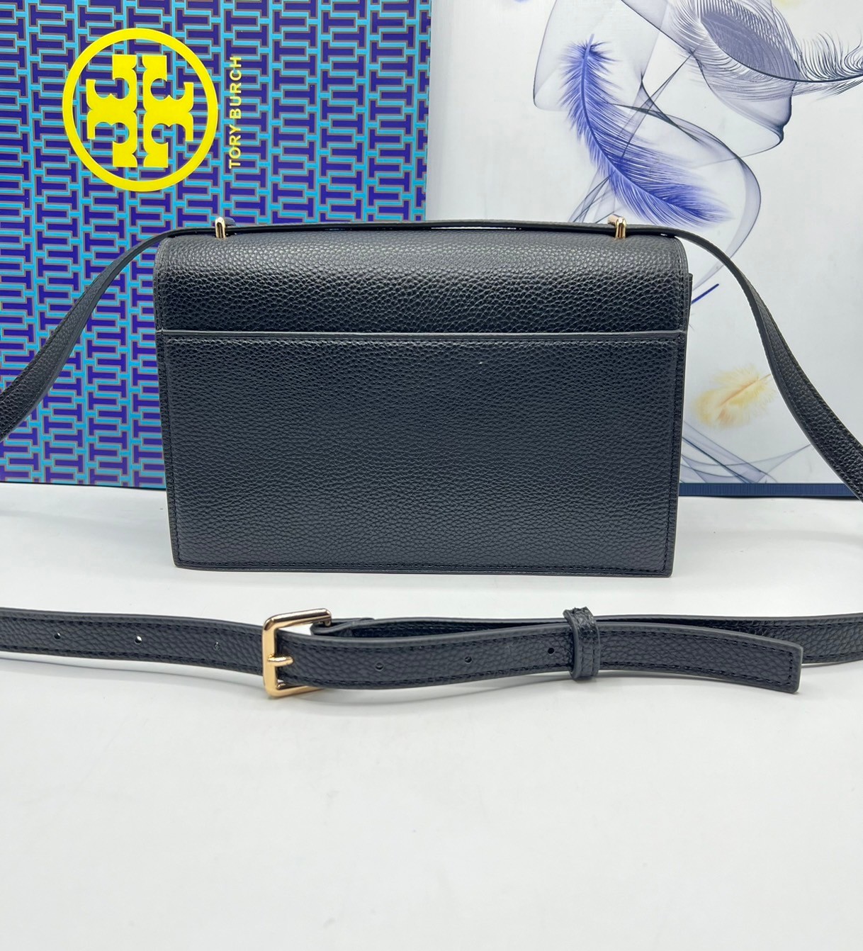 TORY BURCH MILLER LEATHER SHOULDER BAG กระเป๋าสะพายสวยหรู ผู้ดีทุกสี สายถอดได้ ถือเป็นคลัชได้ เกรดออริ สลับแท้ 1:1 ใช้งานต่างประเทศได้