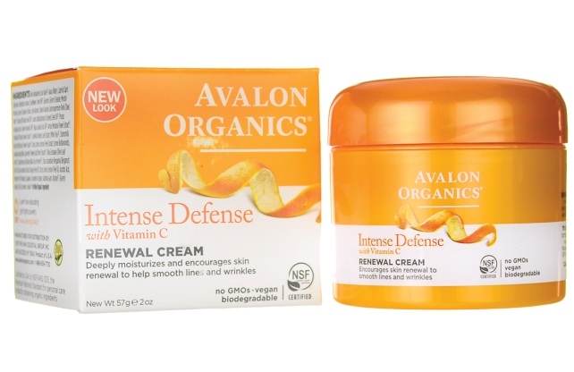 (Pre-order) Avalon Organics Intense Defense with Vitamin C Renewal Cream 2 oz (57gl)