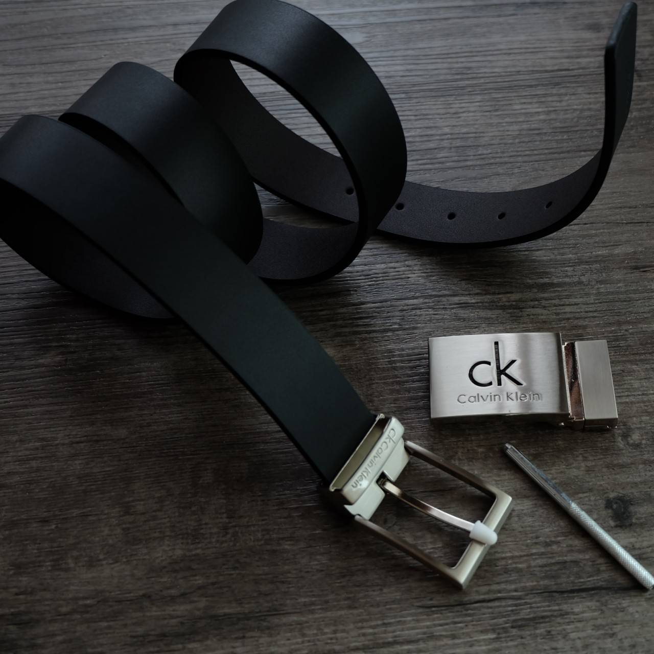 Calvin Klein Belt and Buckle Set เซตสุดคุ้ม!! เข็มขัด + หัวเข็มขัด 2 ชิ้น จะมอบเป็นของขวัญหรือใช้เองก็แนะนำค่ะ