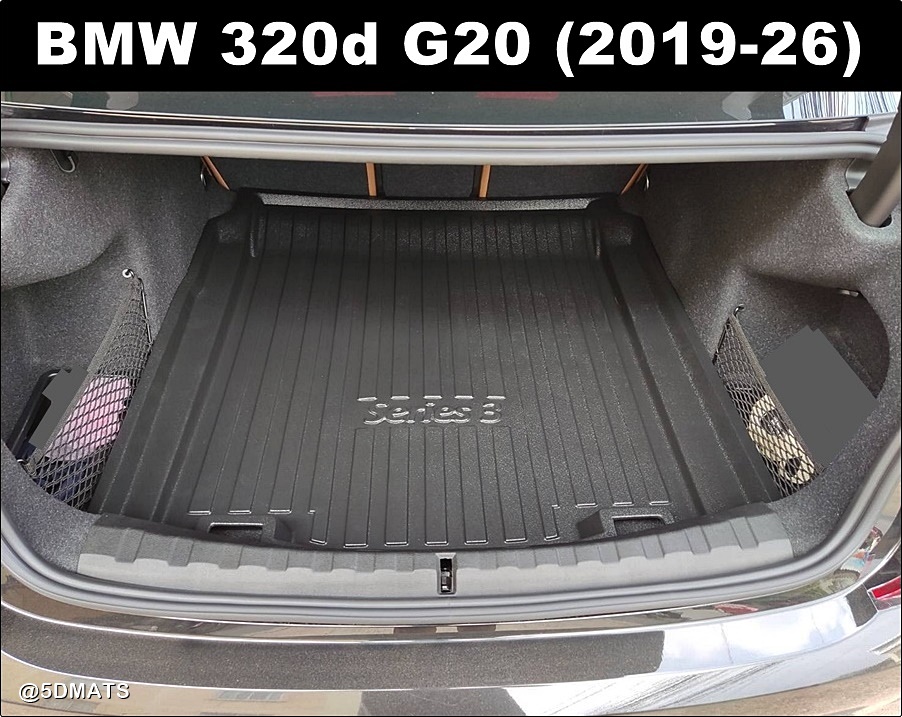 ถาดท้ายรถ BMW SERIES 3 320d G20 ปี2019-26 เข้ารูป ตรงรุ่นรถ