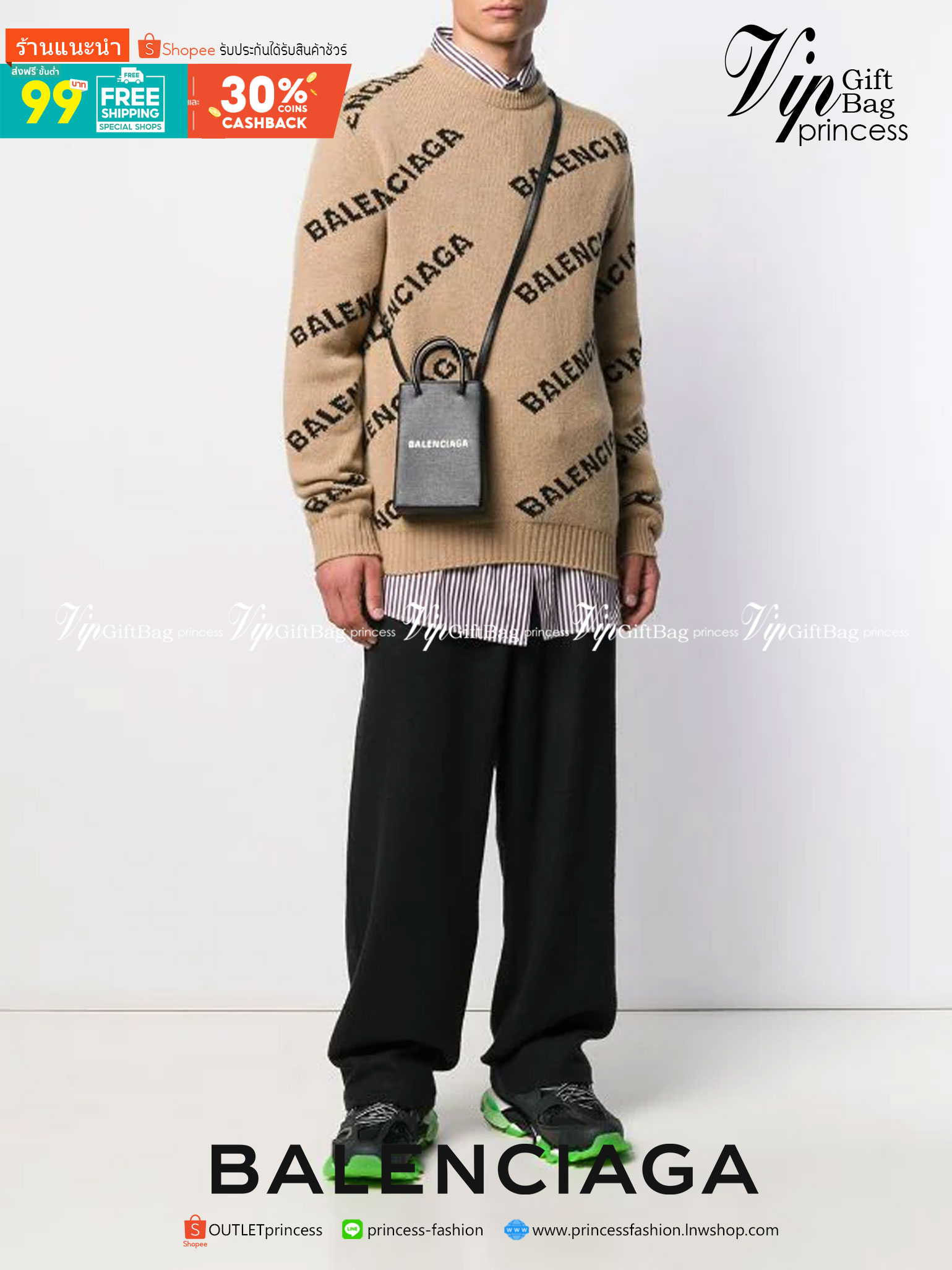 หนังแท้ BALENCIAGA Shopping Phone Pouch leather tote พกกระเป๋าช้อปปิ้งขนาดมินิ ไปทุกที่ในฤดูกาลนี้ ดีไซน์ที่ใช้ได้ทุกวันตั้งแต่หนังแบบมีเท็กซ์เจอร์ ภาพสินค้าถ่ายจากงานขายจริง ใช้งานต่างประเทศได้