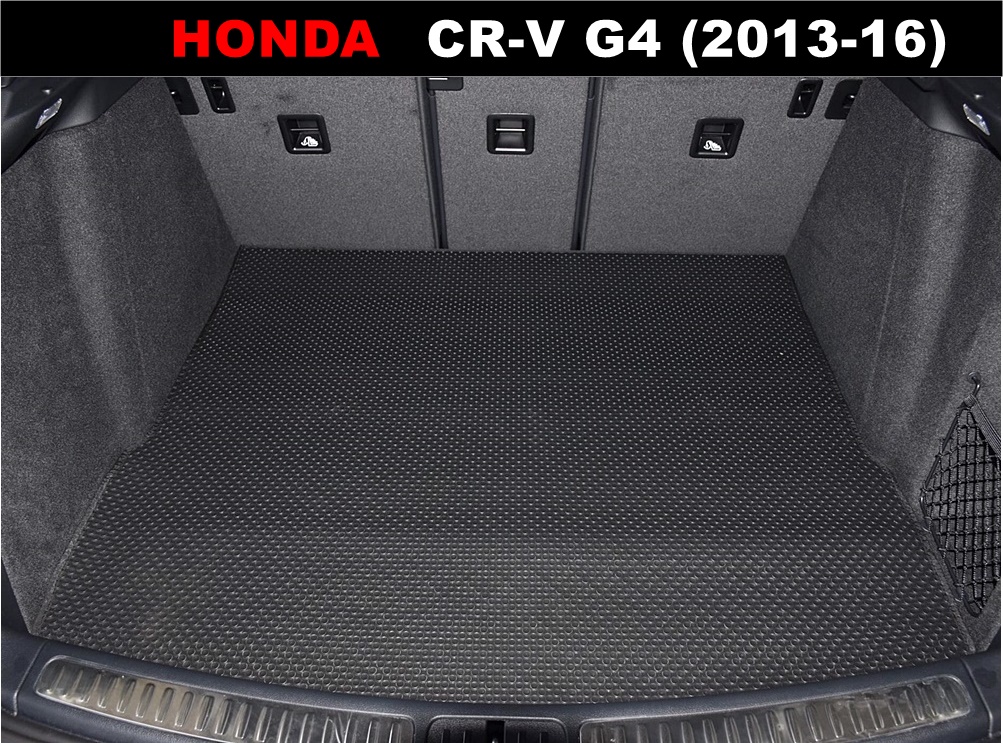 แผ่นปูท้ายรถ HONDA CR-V G4 ปี2013-16 ลายกระดุมเล็กPVC สวยงาม เข้ารูป ตรงรุ่นรถ