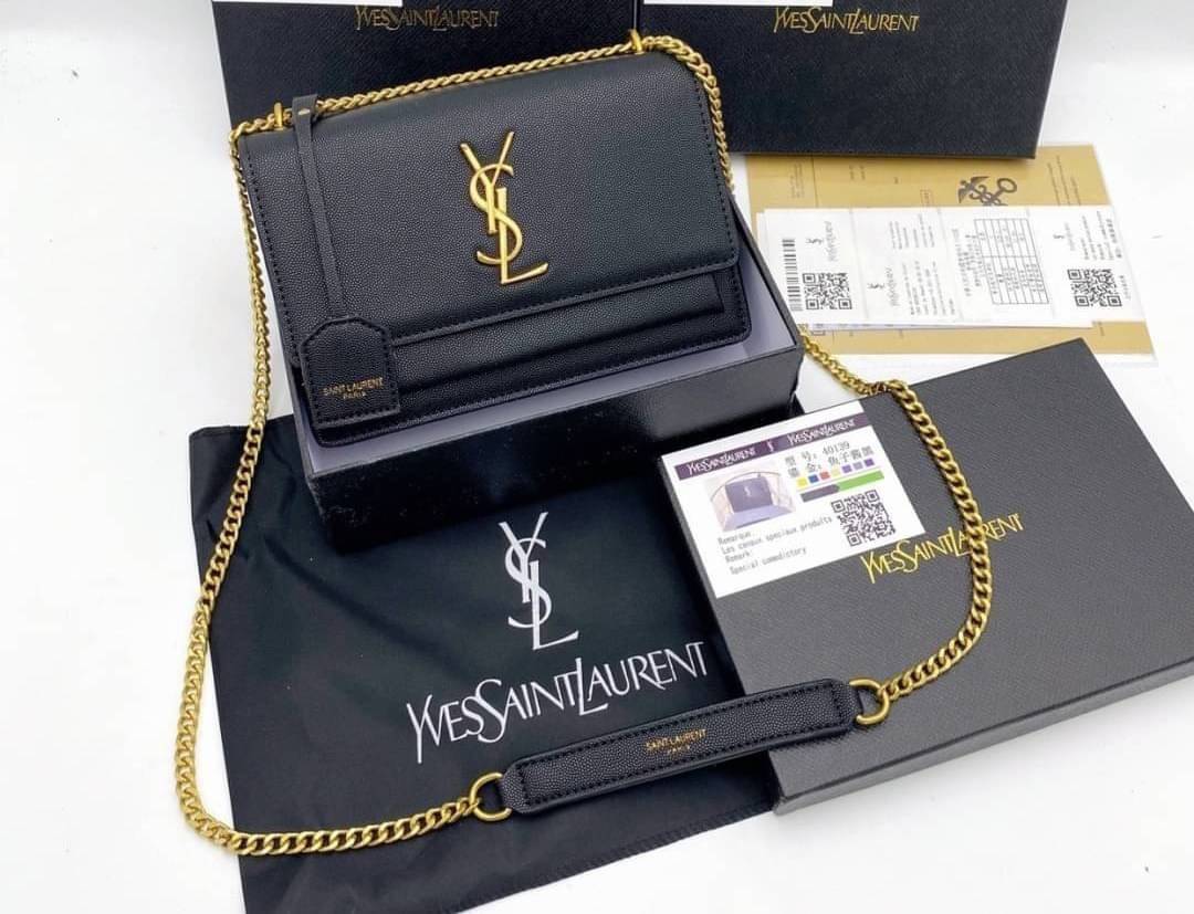 YSL SAINT LAURENT SUNSET MEDIUM IN SMOOTH LEATHER